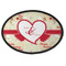 Mouse Love Oval Patch
