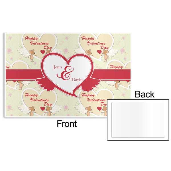 Mouse Love Disposable Paper Placemat - Front & Back