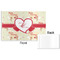 Mouse Love Disposable Paper Placemat - Front & Back