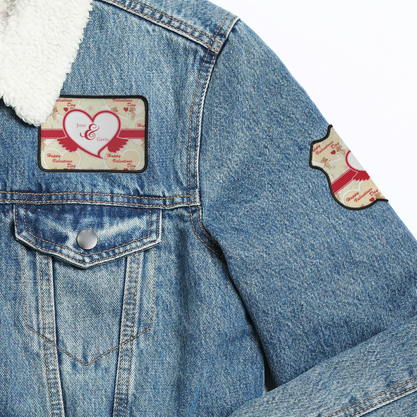 Mouse Love Patches Lifestyle Jean Jacket Detail