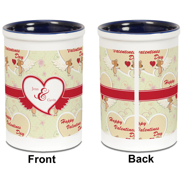 Mouse Love Pencil Holder - Blue - approval