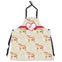 Mouse Love Apron Without Pockets w/ Couple's Names