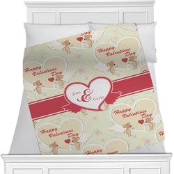 Mouse Love Minky Blanket - Toddler / Throw - 60"x50" - Single Sided (Personalized)