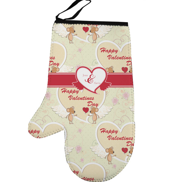 Mouse Love Personalized Oven Mitt - Left