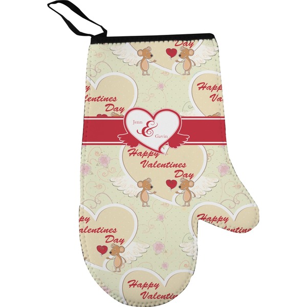 Custom Mouse Love Right Oven Mitt (Personalized)