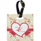 Mouse Love Personalized Square Luggage Tag