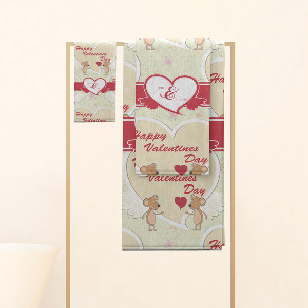Mouse Love Personalized Towel Set