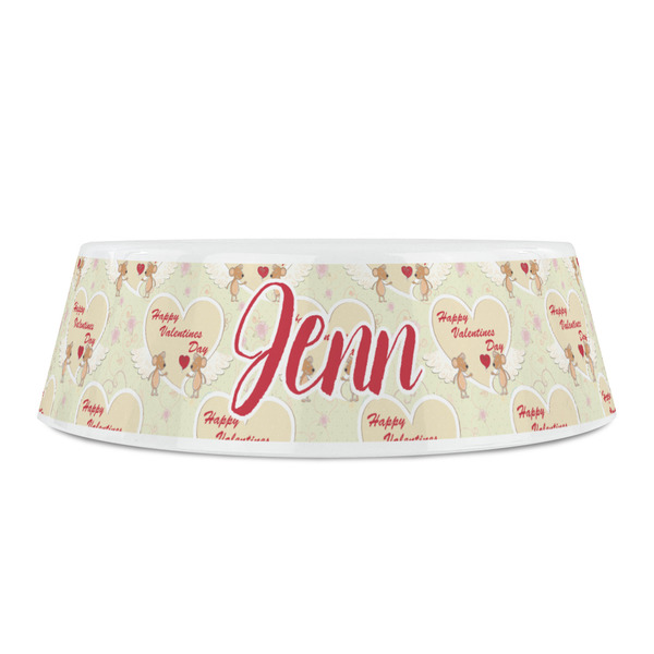 Mouse Love Plastic Pet Bowls - Small - FRONT