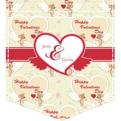 Mouse Love Iron On Faux Pocket (Personalized)