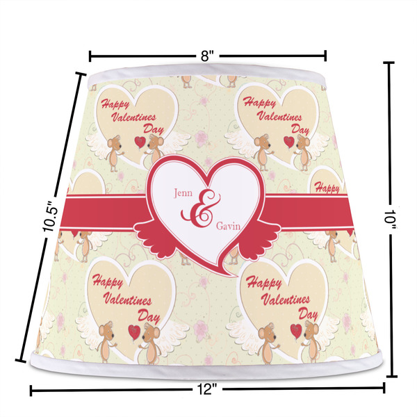 Mouse Love Poly Film Empire Lampshade - Dimensions