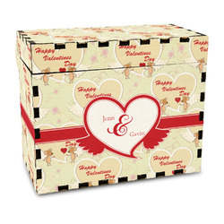 Mouse Love Wood Recipe Box - Full Color Print (Personalized)