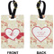 Mouse Love Rectangle Luggage Tag (Front + Back)