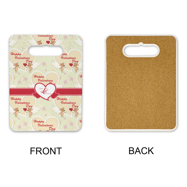 Mouse Love Rectangle Trivet with Handle - APPROVAL