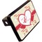 Mouse Love Rectangular Car Hitch Cover w/ FRP Insert (Angle View)