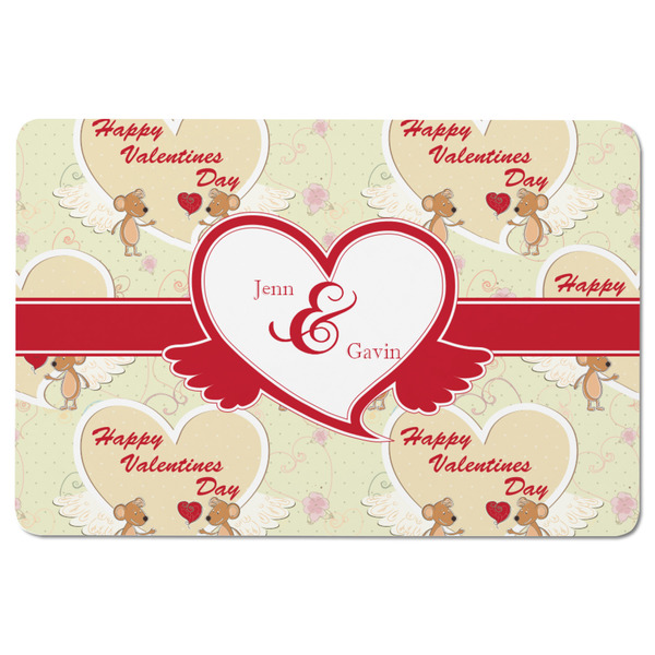 Mouse Love Rectangular Fridge Magnet - FRONT