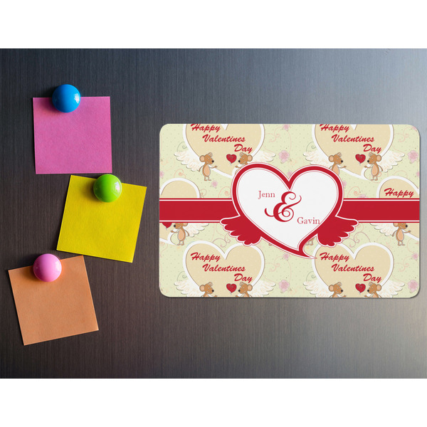 Mouse Love Rectangular Fridge Magnet - LIFESTYLE