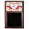 Mouse Love Red Mahogany Sticky Note Holder - Flat