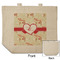 Mouse Love Reusable Cotton Grocery Bag - Front & Back View
