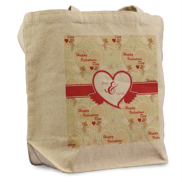 Custom Mouse Love Reusable Cotton Grocery Bag - Single (Personalized)