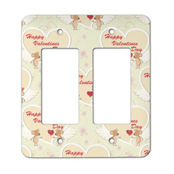 Mouse Love Rocker Style Light Switch Cover - Two Switch