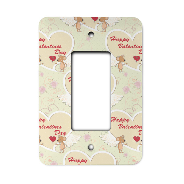 Custom Mouse Love Rocker Style Light Switch Cover - Single Switch