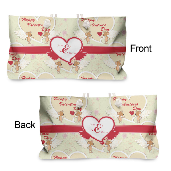 Mouse Love Large Rope Tote - From & Back View