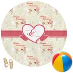 Mouse Love Round Beach Towel (Personalized)