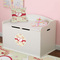 Mouse Love Round Wall Decal on Toy Chest