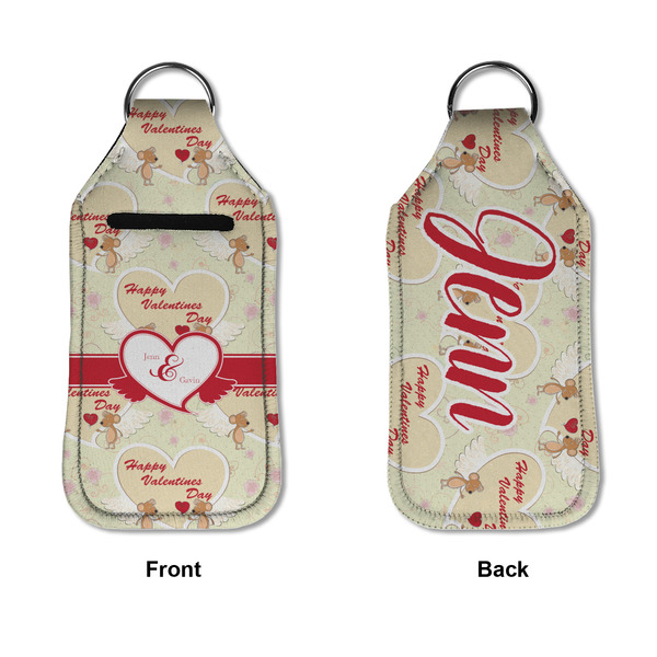 Mouse Love Sanitizer Holder Keychain - Large APPROVAL (Flat)