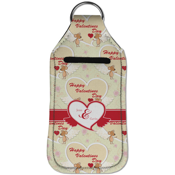 Mouse Love Sanitizer Holder Keychain - Large (Front)