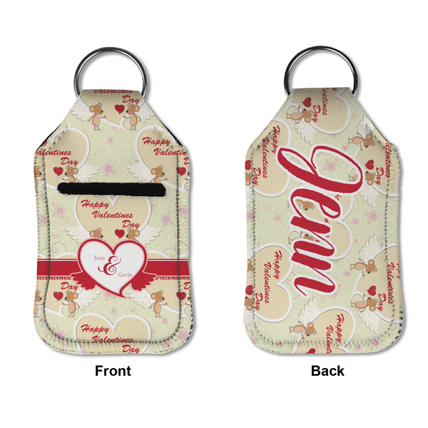 Mouse Love Sanitizer Holder Keychain - Small APPROVAL (Flat)