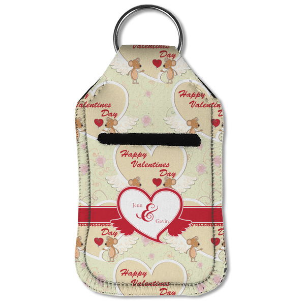 Mouse Love Sanitizer Holder Keychain - Small (Front Flat)