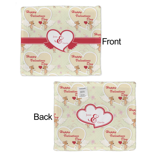 Mouse Love Security Blanket - Front & Back View