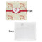 Mouse Love Security Blanket - Front & White Back View