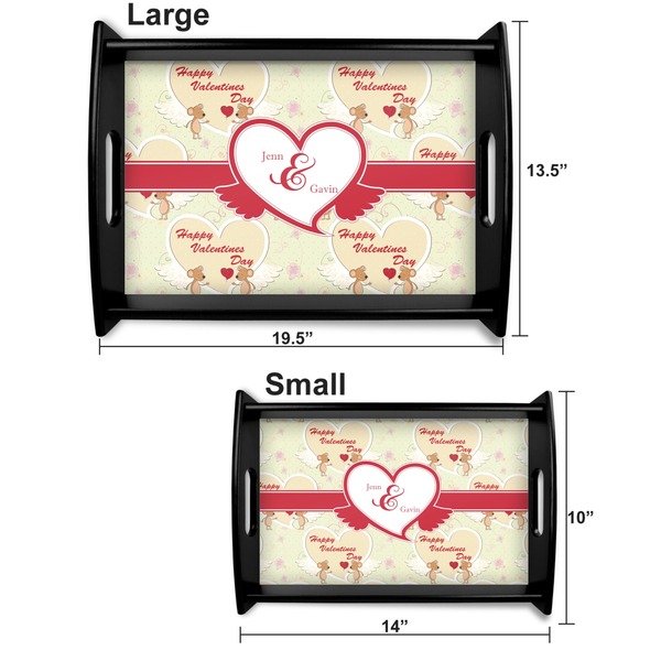 Mouse Love Serving Tray Black Sizes