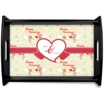 Mouse Love Black Wooden Tray - Small (Personalized)