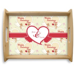 Mouse Love Natural Wooden Tray - Large (Personalized)