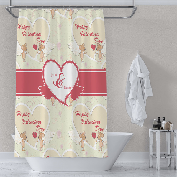 Mouse Love Shower Curtain Lifestyle