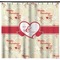 Mouse Love Shower Curtain (Personalized) (Non-Approval)