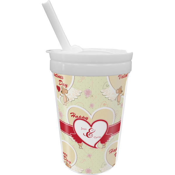 Custom Mouse Love Sippy Cup with Straw (Personalized)