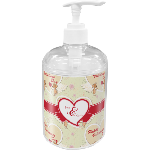 Custom Mouse Love Acrylic Soap & Lotion Bottle (Personalized)
