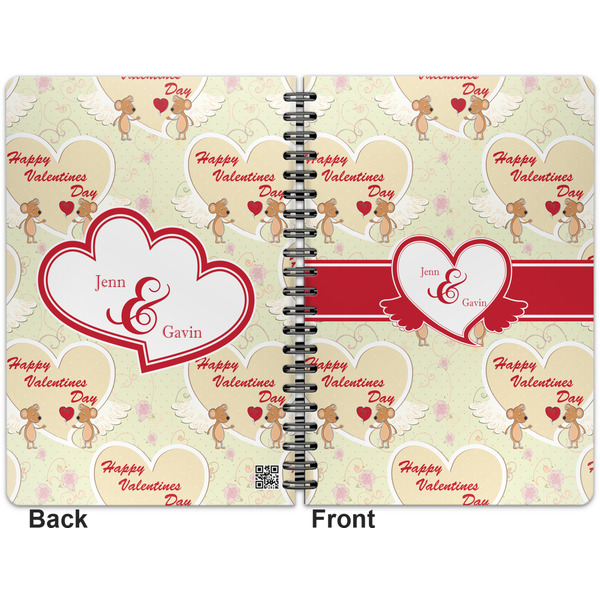 Mouse Love Spiral Journal 7 x 10 - Apvl