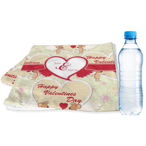 Custom Mouse Love Sports & Fitness Towel (Personalized)