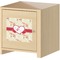 Mouse Love Square Wall Decal on Wooden Cabinet