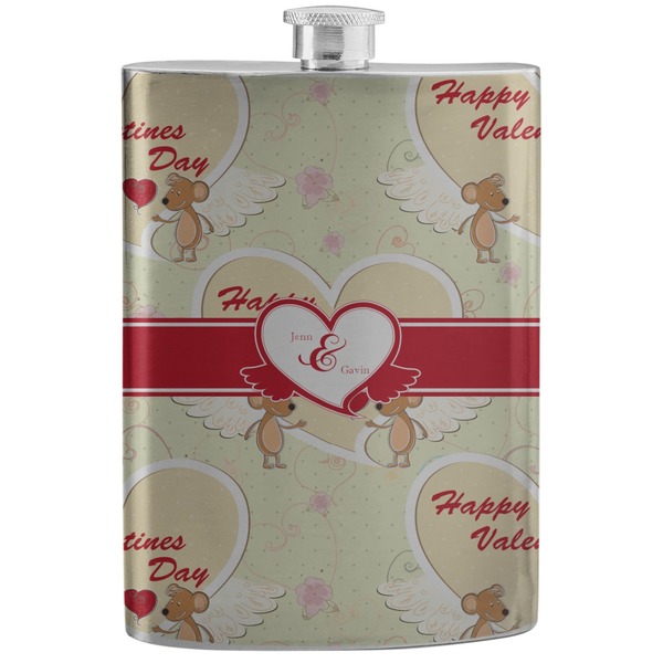 Custom Mouse Love Stainless Steel Flask (Personalized)