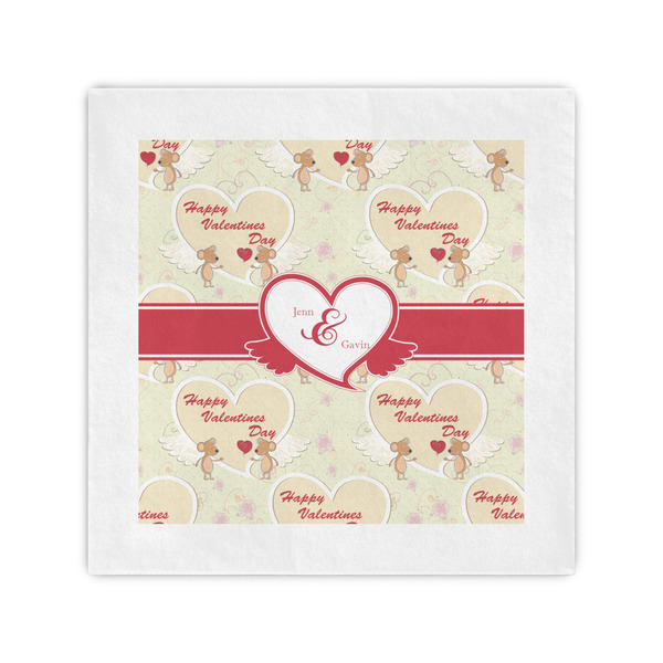 Custom Mouse Love Standard Cocktail Napkins (Personalized)