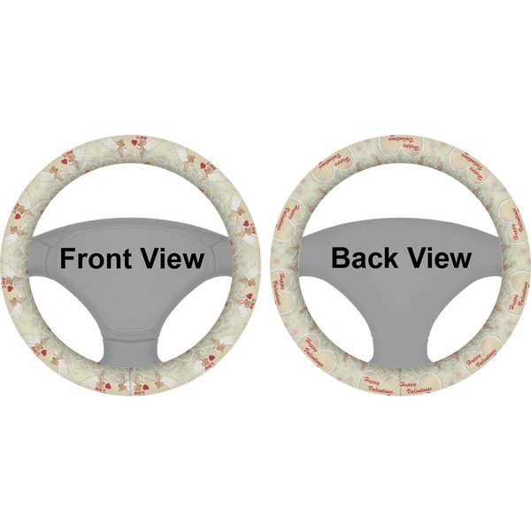 Mouse Love Steering Wheel Cover- Front and Back