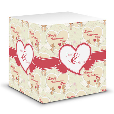 Mouse Love Sticky Note Cube (Personalized)