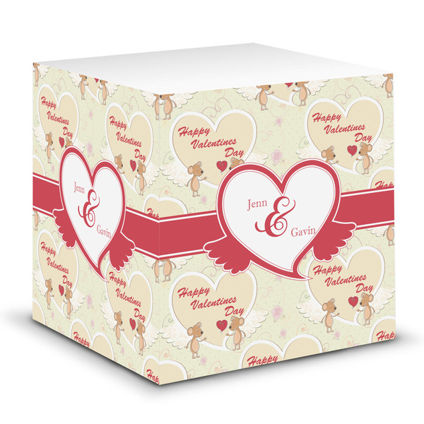 Custom Mouse Love Sticky Note Cube (Personalized)