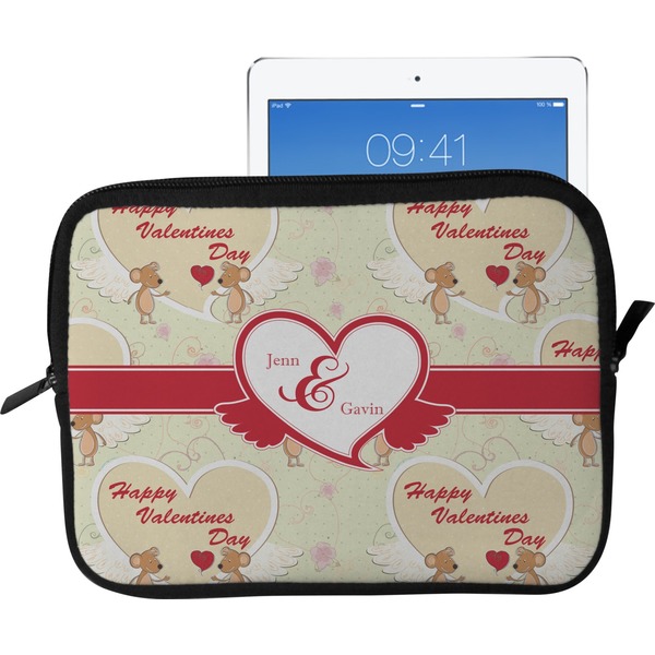 Custom Mouse Love Tablet Case / Sleeve - Large (Personalized)